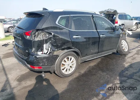 2017 Nissan Rogue Sv z USA, uszkodzony, nr VIN KNMAT2MT3HP576101